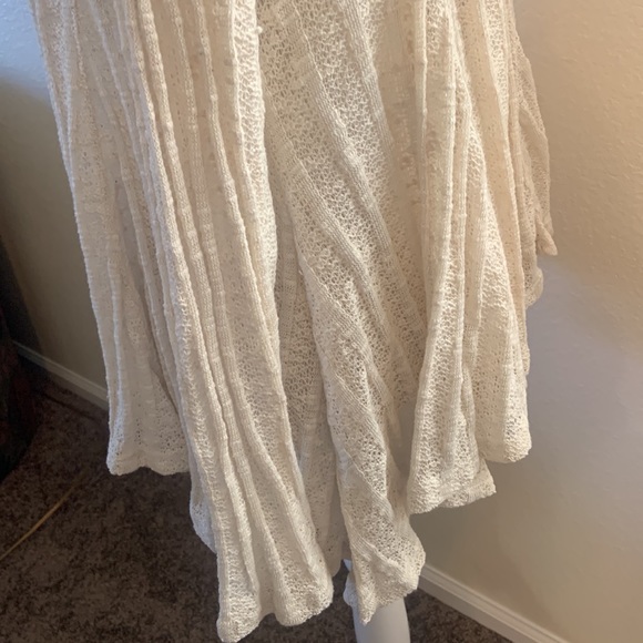 ❌SOLD❌NWT Shawl Style Cardigan - Open Weave Lace Like Material Sz M - Picture 9 of 16